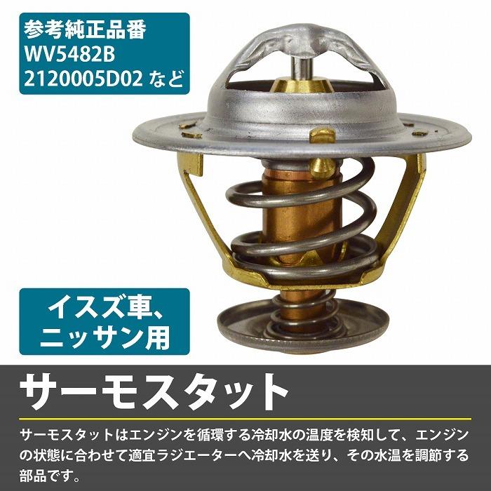 サーモスタット マツダ サバンナ RX-7 FC3S SA22C サーモスタッド WV54-82B 21200-05D02 WV5482B 2120005D02 |  | 01