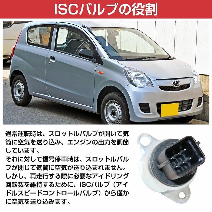ISCバルブ スバル フォレスター SF5 SF9 アイドルスピードコントロール