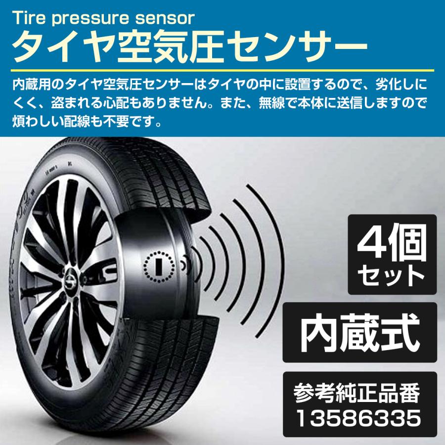 GM純正　タイヤ空気圧センサー　TPMS 4個セット　美品中古　エスカレードなど tpms-002-04-s_4.jpg