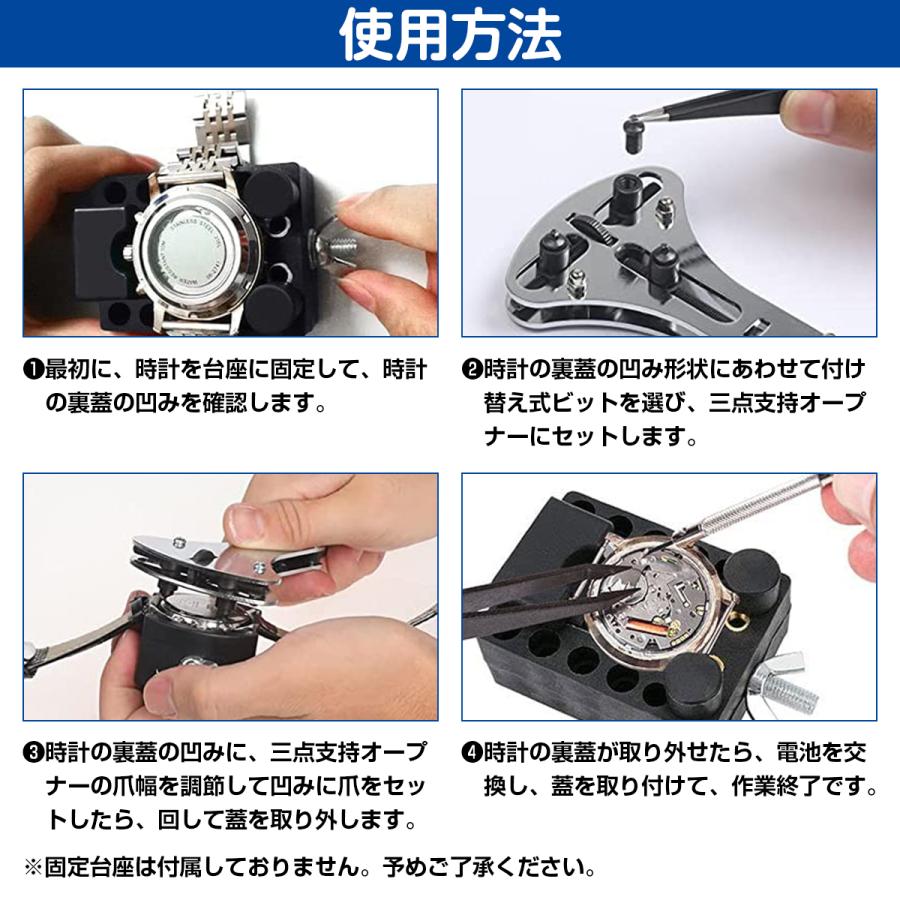 オープナー 三点支持 スクリューバック 55mm 6種 18ビット 簡単 開閉