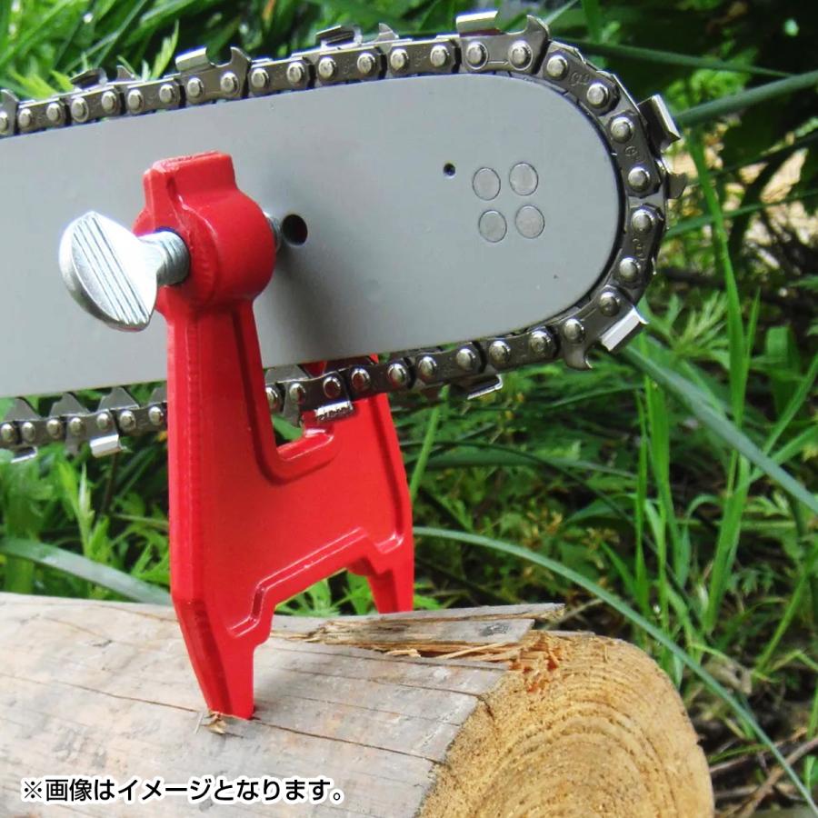 2個 セット チェーンソー 目立て クランプ ガイド バイス 固定