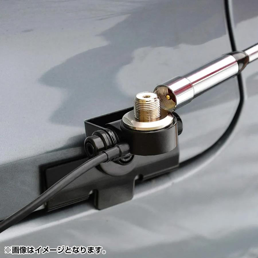 モービル アンテナ 基台 MJ MP 同軸ケーブル 5M セット トランク