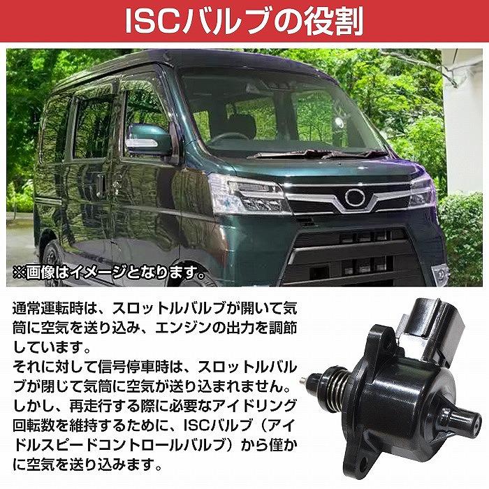 スクラム DG64V DG64W K6A NA車]ISCバルブ アイドル スピード