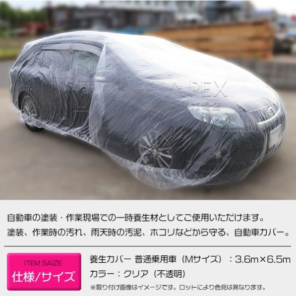 Mサイズ 3.6m×6.5m 】自動車 養生カバー 車 ほこり 塗装 塗料 鉄粉