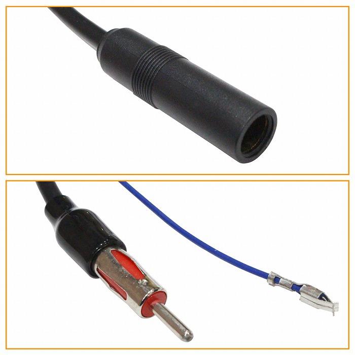 FM AM VICS 対応 受信ブースター 12V 信号増幅器 ISO DIN端子