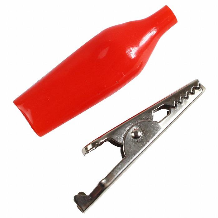 L 大サイズ 57mm』10個セット ワニ口 クリップ 検電 電気テスト