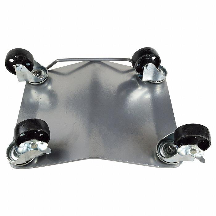 『鉄輪』 積載荷重1100kg 1t 頑丈 4台 タイヤドーリー カー ホイール ドーリー 故障 修理 整備 不動車 工具 移動 4個 セット |  | 01