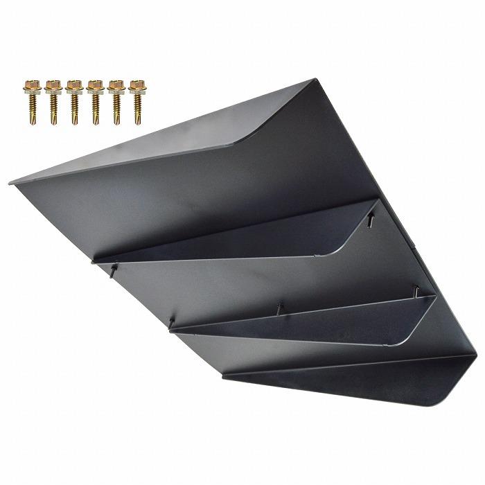 リアバンパー リヤ ディフューザー 3分割 組立式 汎用 アンダーパネル スポイラー リア バンパー カナード エアロ ABS製 | 