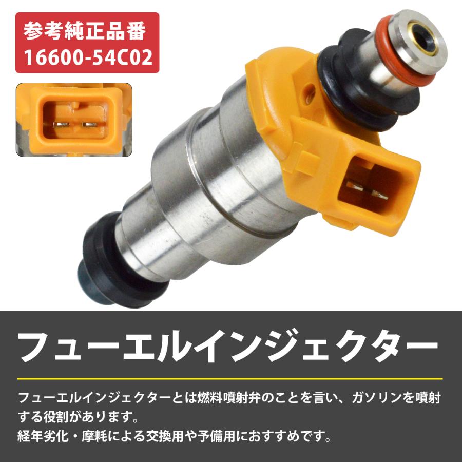 インジェクター ステージア 260RS RB26DETT スカイライン GT-R R32 R33 R34 1本 16600-54C02 燃料 フューエルインジェクター |  | 01