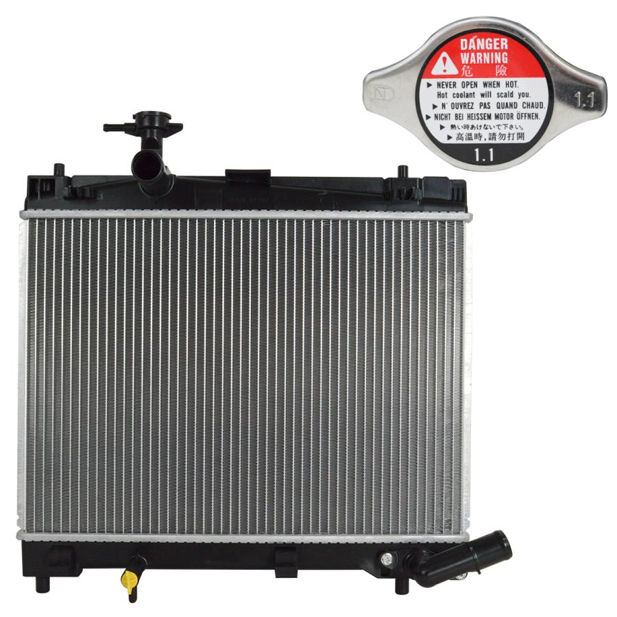 ヴィッツ NSP130 NSP135 ラクティス NSP120 ラジエーター キャップ付 AT/CVT 16400-47090 16400-47100 16400-47141 ラジエター | 