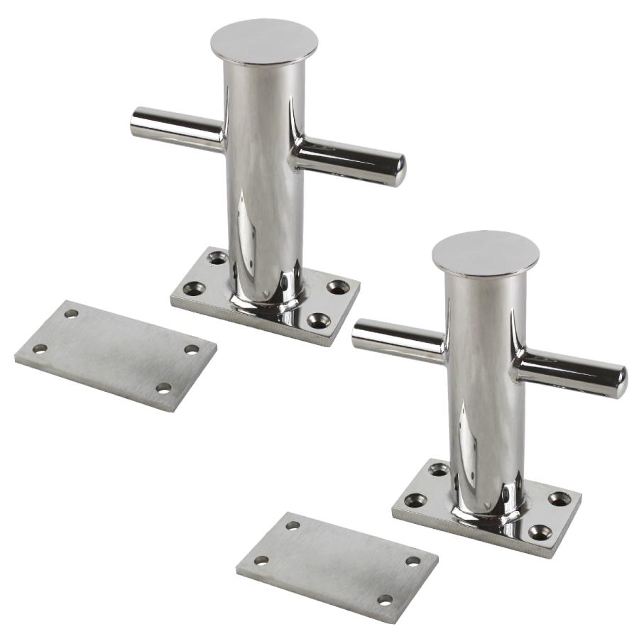 2個セット 150mm クロスビット ステンレス製 ボート ヨット 船 係留
