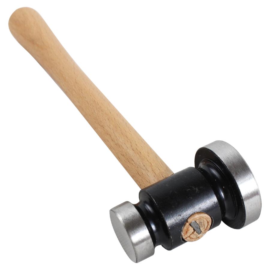 フラット板金ハンマー 板金 ショートストローク ハンマー 44mm 28mm 410g 平丸 ビック ヘッド 鉄板 叩き レストア 補修 工具 |  | 04