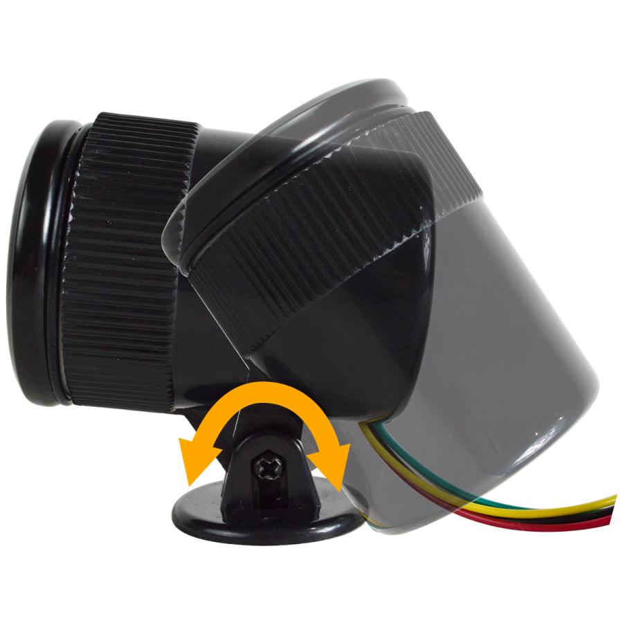 汎用 車 タコメーター エンジン 回転数 RPM 3気筒 4気筒 6気筒 8気筒 12V 軽トラック バギー 黒 ブラック 8000rpm ハイゼット |  | 02