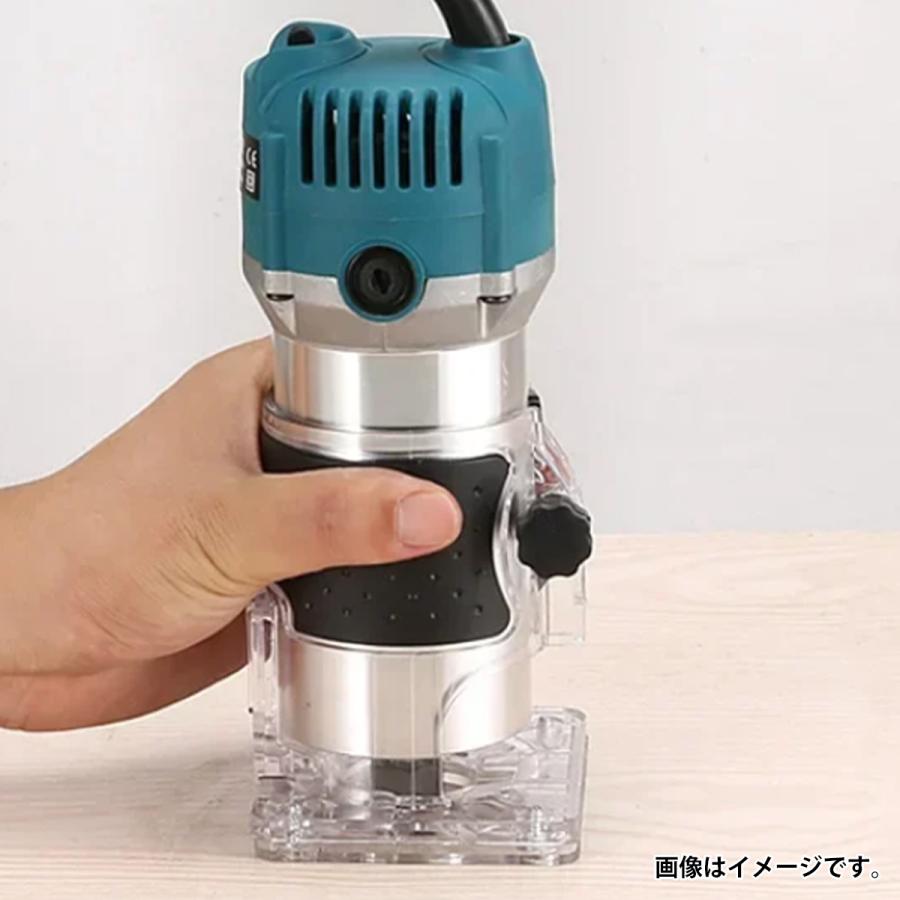 木工 電動トリマー ルータービット 15本セット 100V 800W 面取り 溝切り 加工 工具 ツール トリマービット 軸シャンク 6.35mm |  | 02