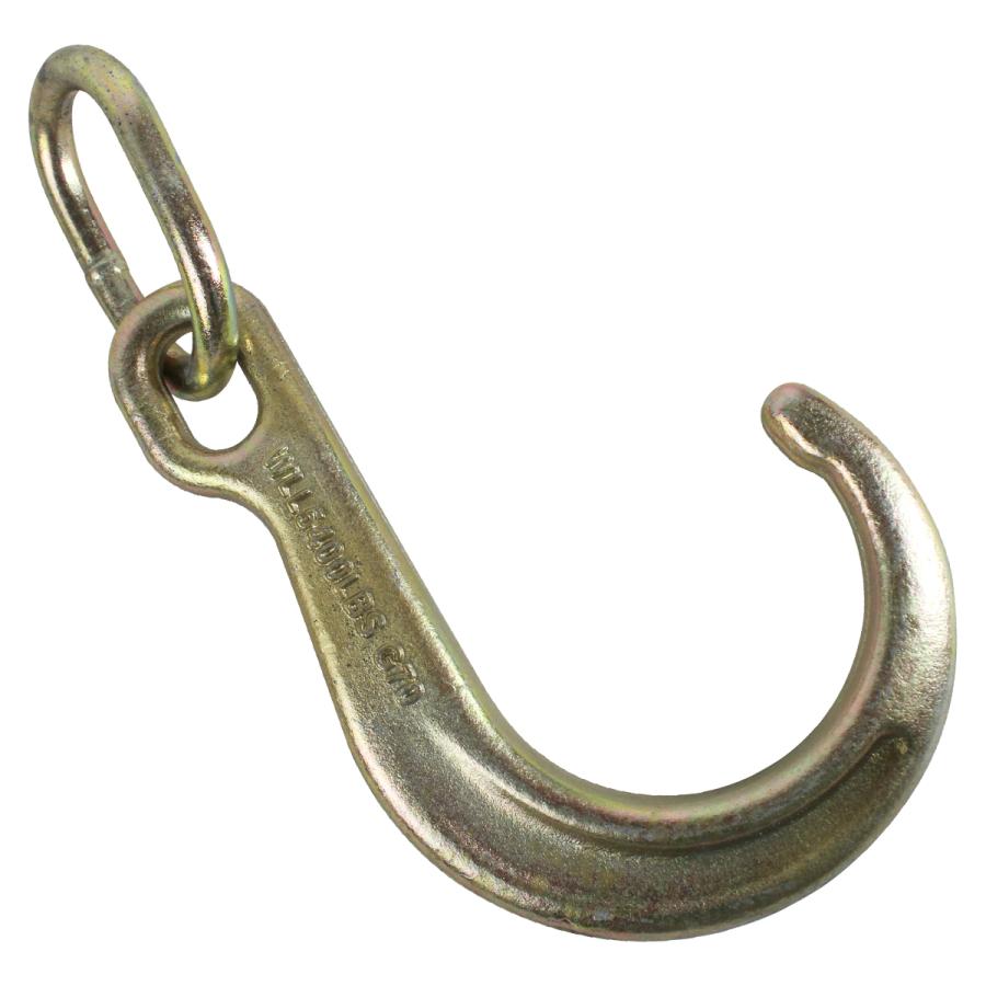 2個セット 牽引フック Jフック リング付 8インチ 積載車 レッカー ウインチ けん引 チェーン 固定 J型 全長20cm 耐荷重2450KG |  | 03