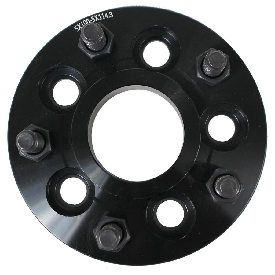 ハブ一体型 PCD変換 ワイドトレッドスペーサー PCD100→114.3 5穴 5H