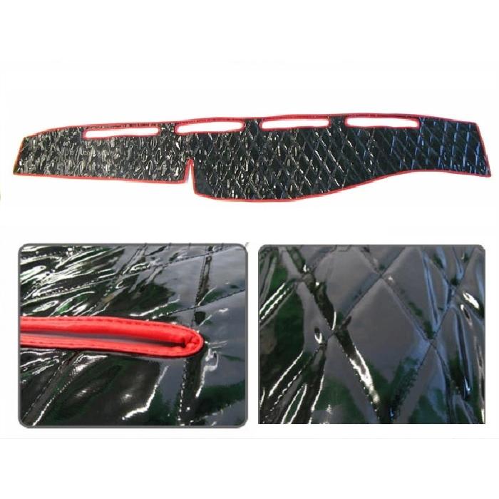 いすゞ 07フォワード ワイド ダッシュ マット エナメルキルト H19.7〜R5.2 4t ブラック ダイヤカット 黒×赤 イスズ ISUZU |  | 01