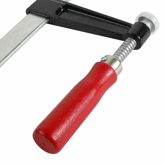 4本セット F型 クランプ 80mm×600mm 最大開口600mm 木材 木工 工作 溶接 固定 DIY 作業 工具 万力 Fクランプ L型 C型 4個 |  | 02