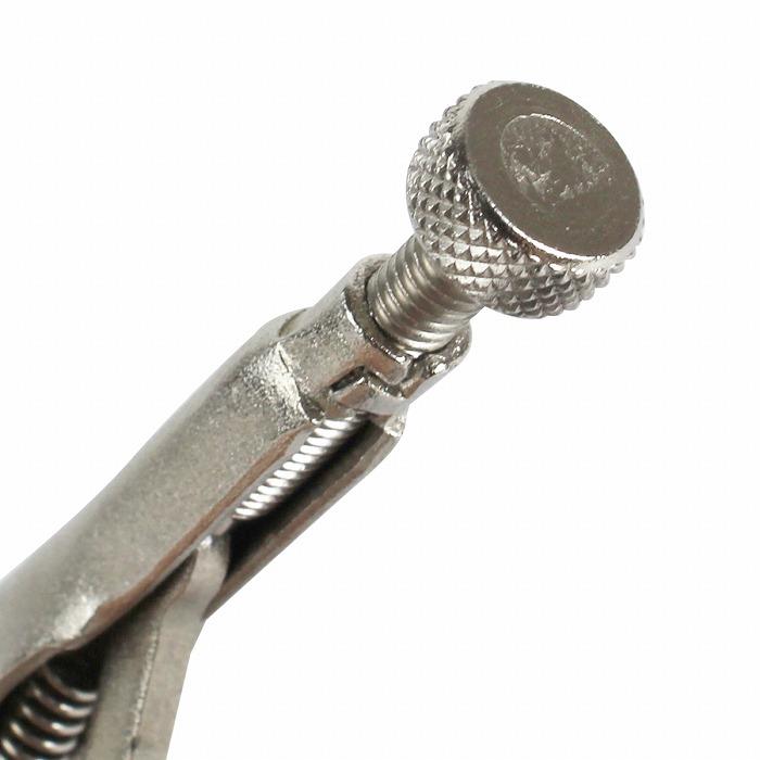 4個 13cm C型 バイスプライヤー 板金 溶接 木工 万力 レバー クランプ 工具 ロッキング ロック プライヤー 平口 クリップ 4本 |  | 03