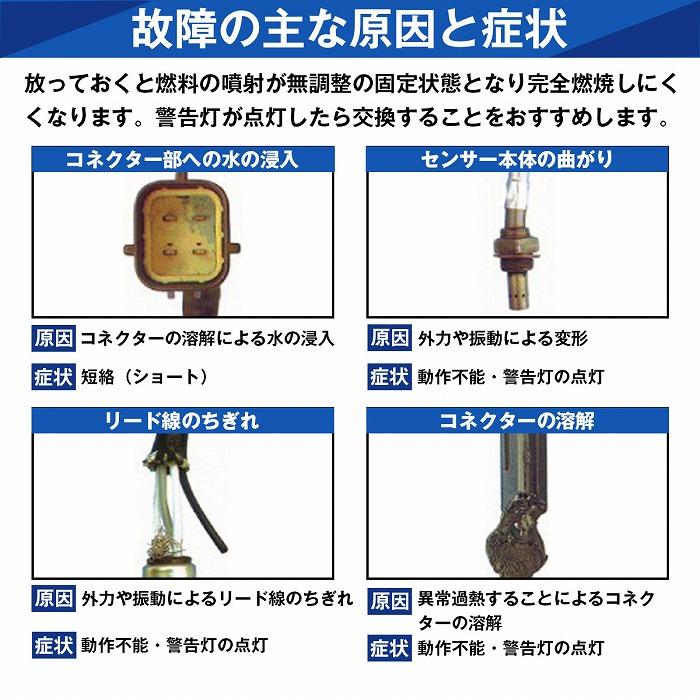 スズキ ワゴンR MH34S スティングレー MF33S O2センサー リア 後ろ側 エキパイ側 18213-72M10 ラムダセンサー A/Fセンサー |  | 05