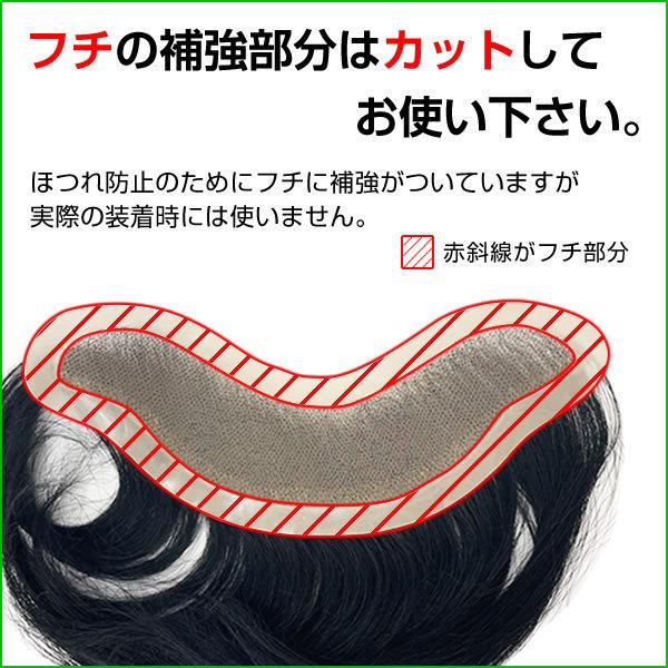 【ポイント10％中6/7まで】頭皮一体増毛 ヘアーインプラントEX フロント用　※装着にはテープかシリコンが必要ですの画像