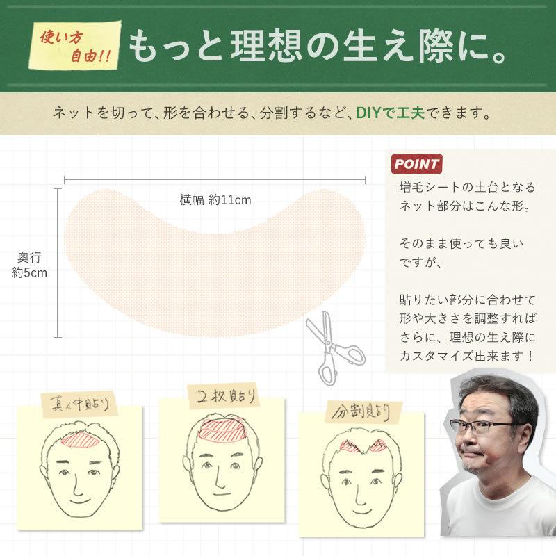 髪フラージュ カミフラージュ KAMIFLAGE セルフ増毛 貼る増毛 生え際 