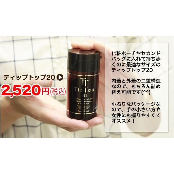 増毛パウダーふりかけ TipTop20gティップトップ20g ティップトップ