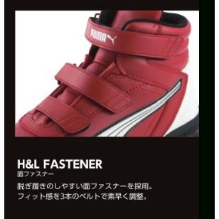 PUMA（プーマ） JAPAN アスレチック ライダー 2.0 ミッド レッド 25.5