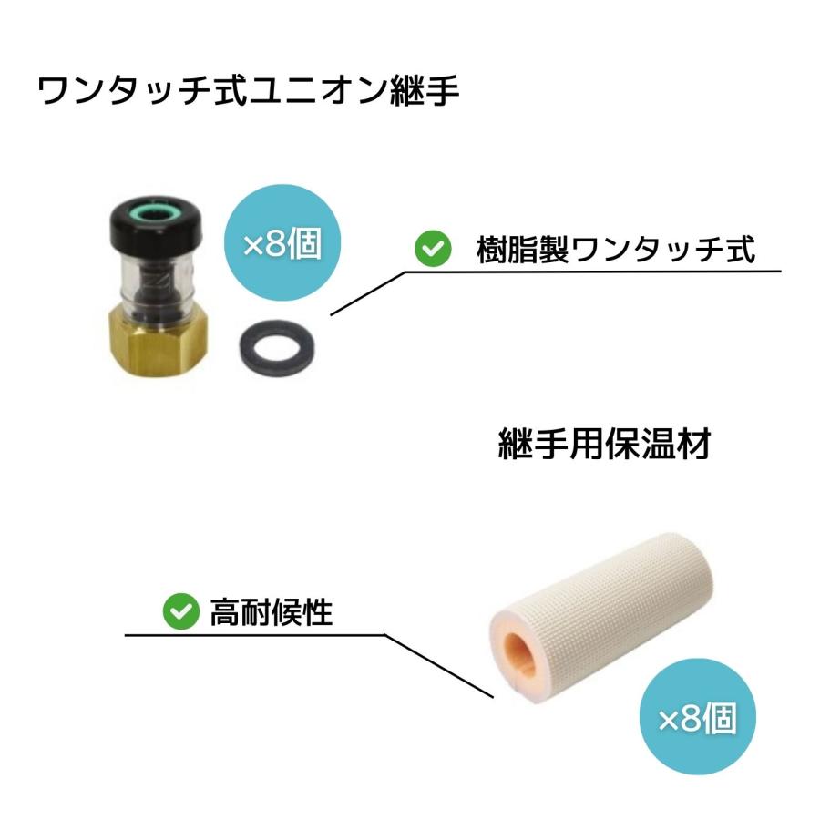 リビラック エコユニーク配管パック ワンタッチ継手仕様 10m BREUJ1010 