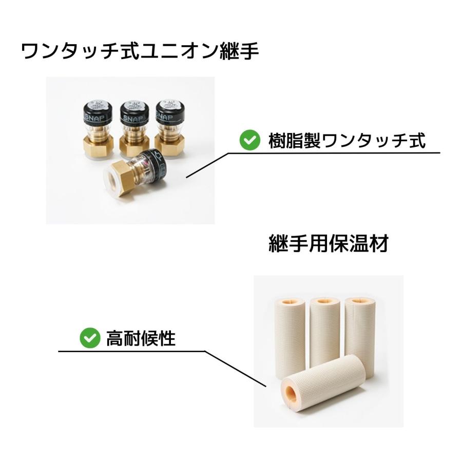 リビラック エコユニーク配管パック ワンタッチ継手仕様 3m BREUJ1010 