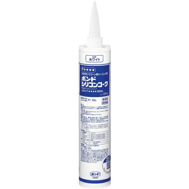 ボンド シリコンコーク ホワイト 330ml 30本 ボンド/コニシ コニシ ボンドシリコンコーク 330mL ホワイト #55778