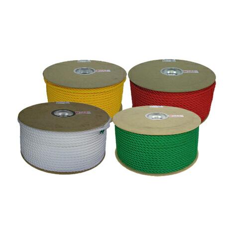 ユタカ　PEカラーロープ ドラム巻 ホワイト 12mm×100m ユタカPEカラーロープ ドラム巻 ホワイト 12mm×100m