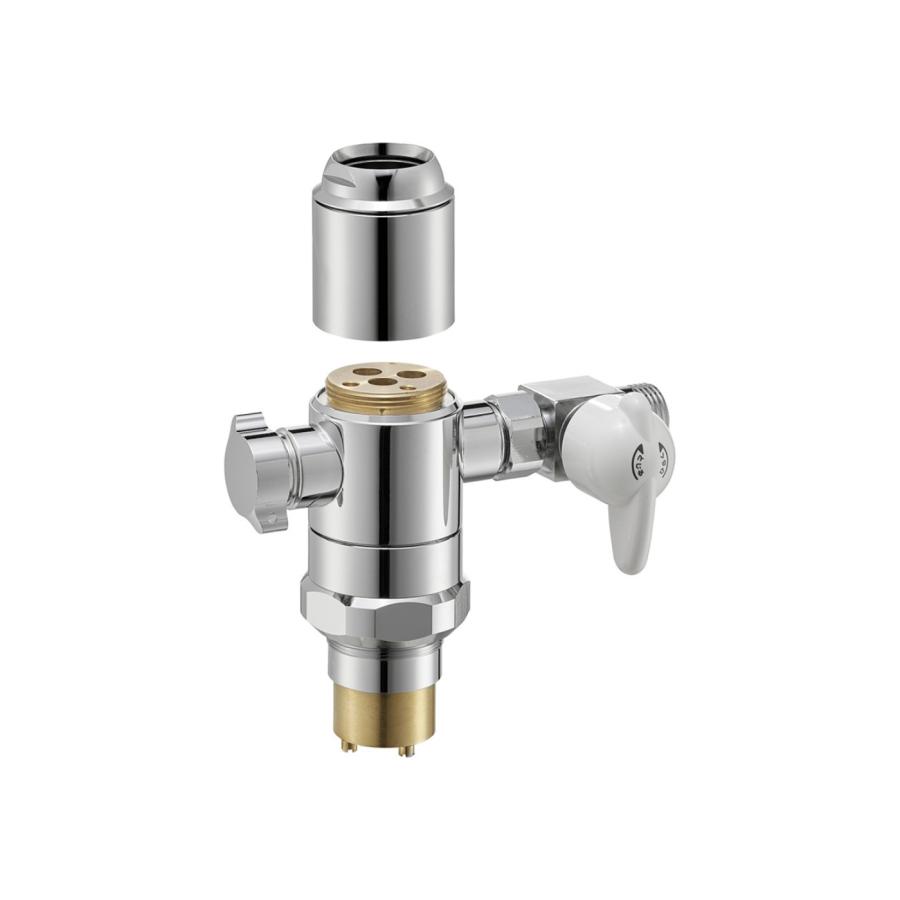 SANEI（水栓金具） SANEI シングル混合栓用分岐アダプター B98