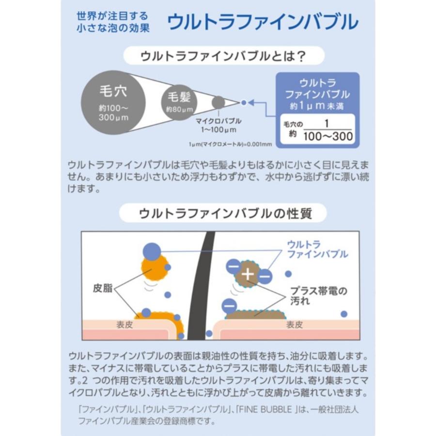 SANEI ウルトラファインバブルシャワーヘッド(レイニーストップ) 手元止水機能 PS3036-80XA-MW2の画像