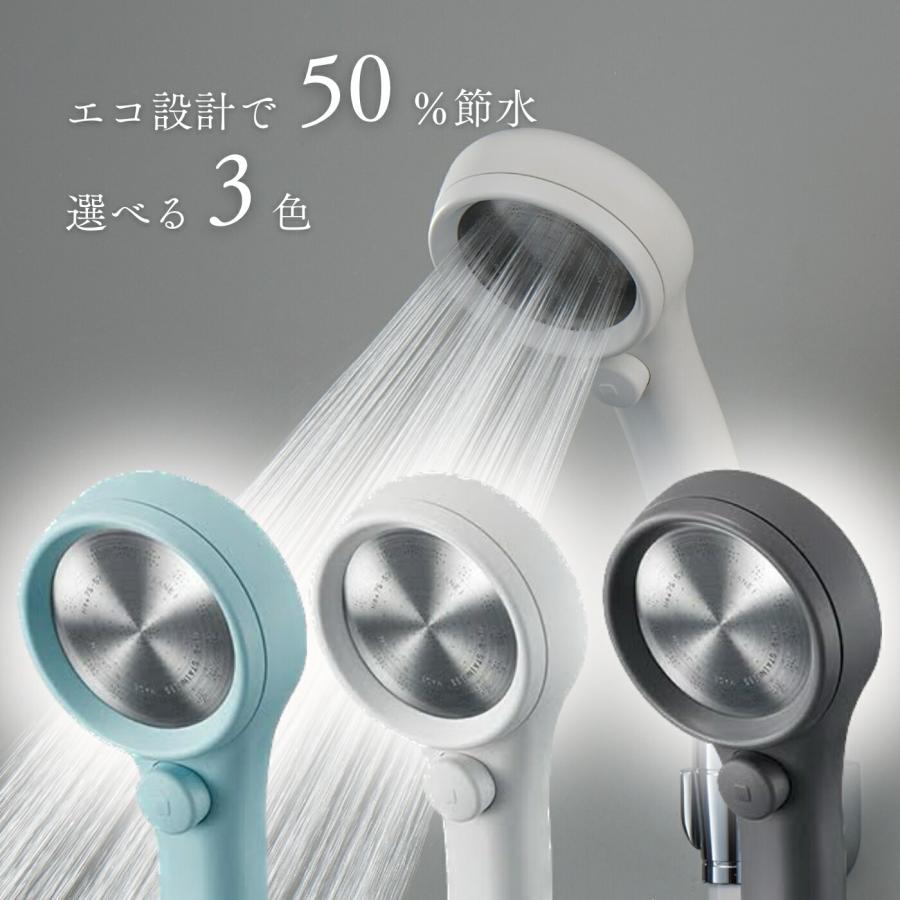 SANEI シャワーヘッド レイニーストップ ウォームホワイト PS313-80XA