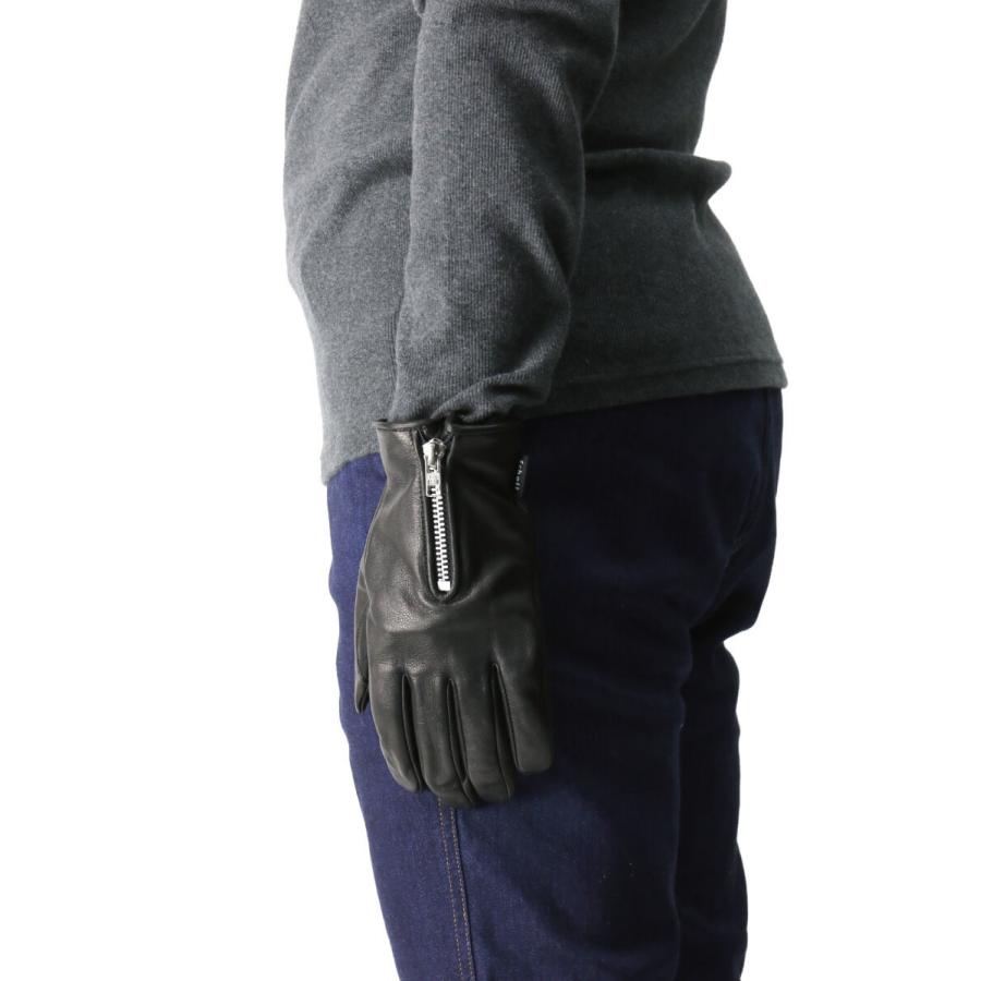 新品ショット　カウハイドレザーグローブ Schott N.Y.C (ショット) ジップ レザー グローブ 手袋