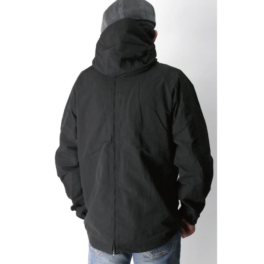 SCHOTT マウンテンパーカー　ブラック　ナイロンジャケット Schott N.Y.C (ショット) ナイロン フード ジップ ジャケット