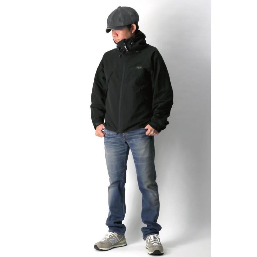 SCHOTT マウンテンパーカー　ブラック　ナイロンジャケット Schott N.Y.C (ショット) ナイロン フード ジップ ジャケット