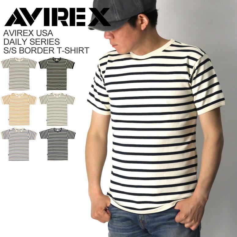 アビレックス Avirex アヴィレックス デイリーシリーズ ショートスリーブ ボーダー Tシャツ ミリタリーtシャツ 抗菌 防臭 メンズ レディース Indeeg 通販 Yahoo ショッピング