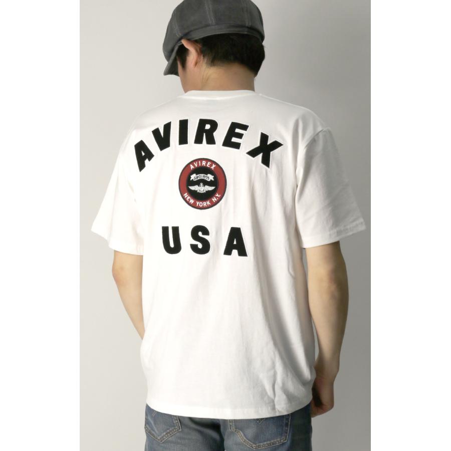 AVIREX (アビレックス) アヴィレックス ヴァーシティー ロゴ T