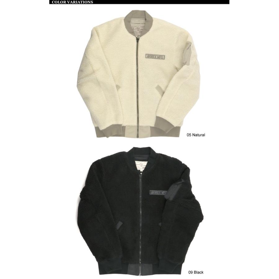 ■AVIREX ボアジャケット　美品　MA-1 AVIREX アビレックス RETRO BOA MA-1 CUSTOM ボア ジャケット