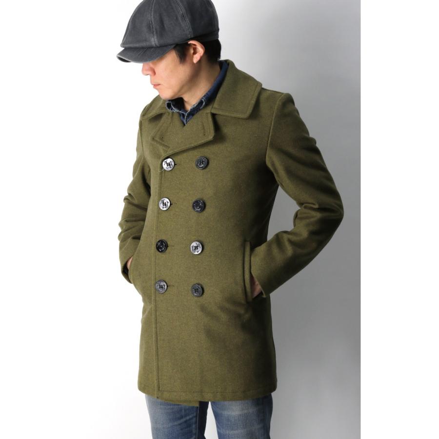 美品 生産終了モデル Schott 753UST 日本別注 スリムピーコート Schott N.Y.C ショット 753UST 日本別注 24oz スリムフィット