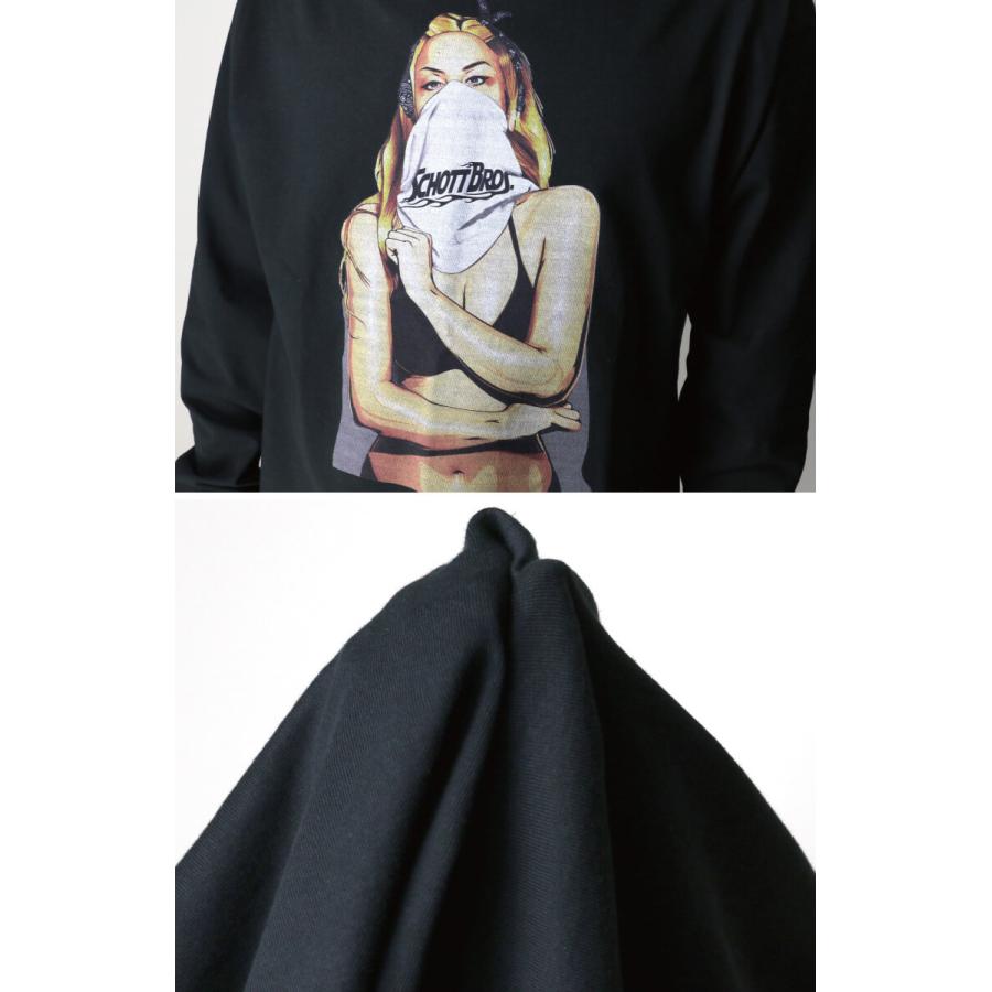 Schott N.Y.C (ショット) ロングスリーブ Tシャツ「ピンナップ Schott N.Y.C (ショット) ロングスリーブ Tシャツ「ピンナップ