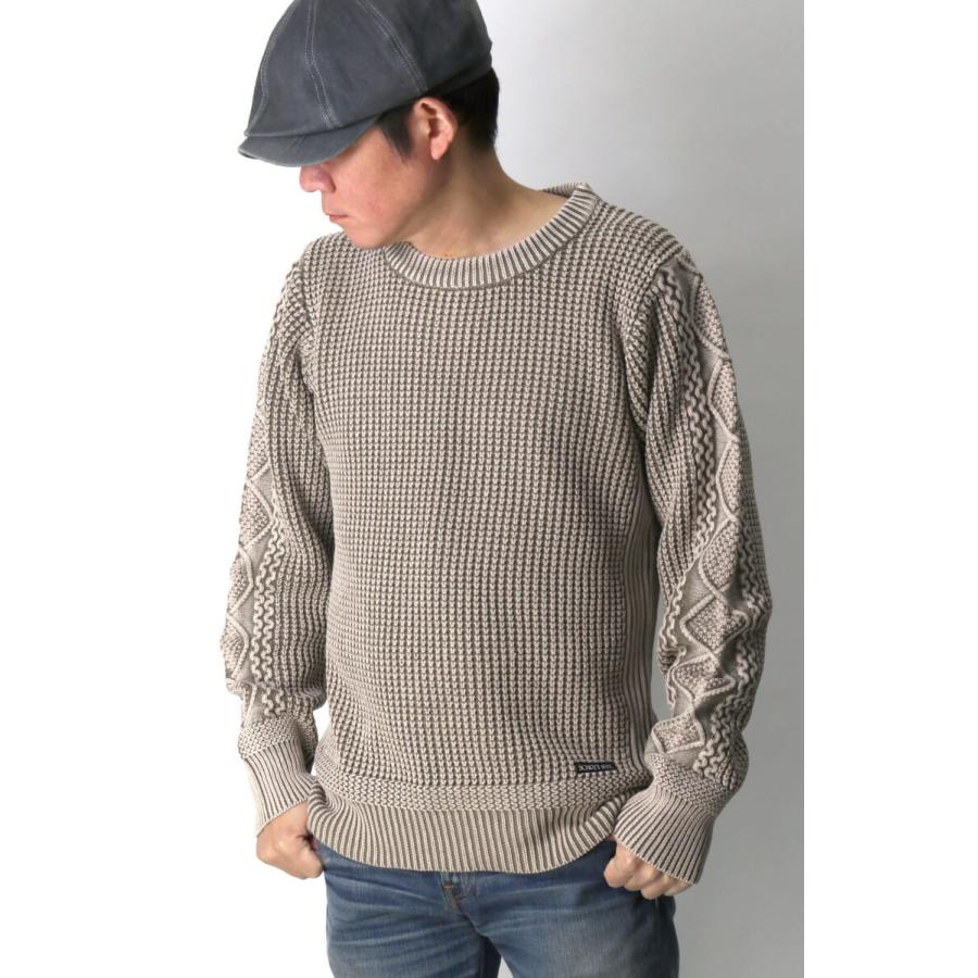 【新品】Schott ショット ダルカラー ケーブル セーター コットンニット Schott N.Y.C (ショット) ダルカラー ケーブル セーター