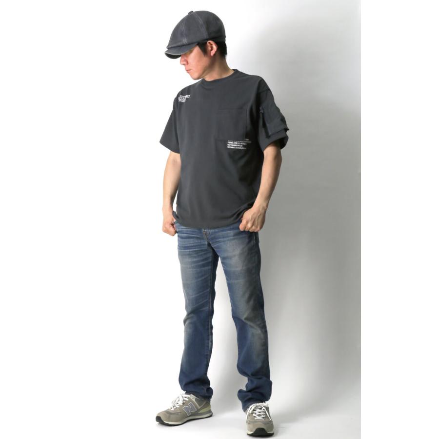 (アビレックス) AVIREX アヴィレックス ルーズ フィット ミリタリー ポケット Tシャツ メンズ レディース 【父の日 プレゼント】｜indeeg｜07