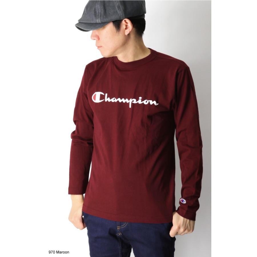 (チャンピオン) Champion ロングスリーブ ロゴ Tシャツ ロンT カットソー メンズ レディース 【父の日 プレゼント】｜indeeg｜06