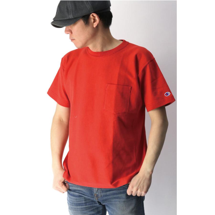 Champion（チャンピオン） 【リバースウィーブ 】ポケット Tシャツ