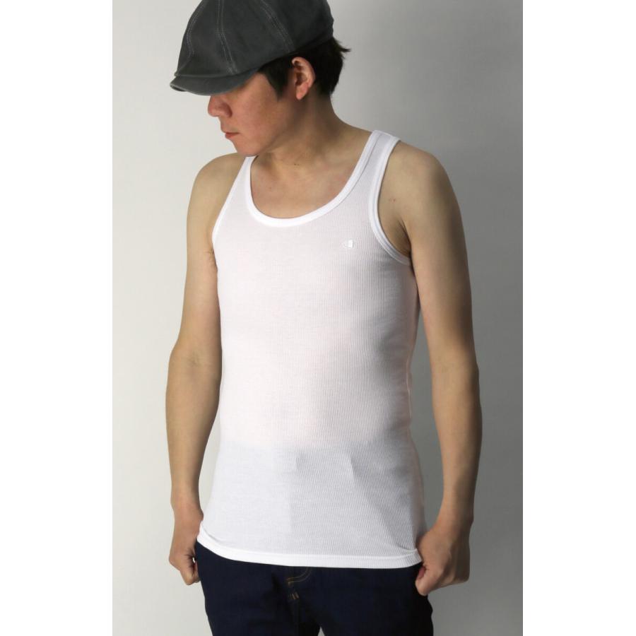 Champion（チャンピオン） タンクトップ ノースリーブ テレコ素材