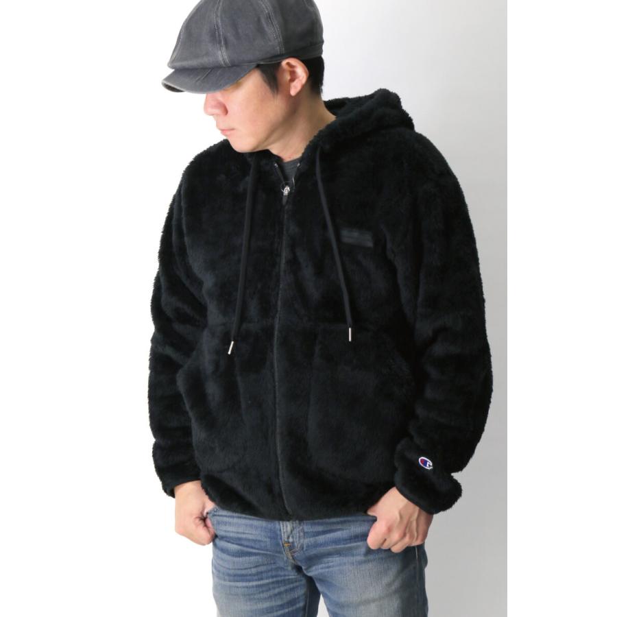 Champion (チャンピオン) ボア フリース ジップ フーディ ジャケット 