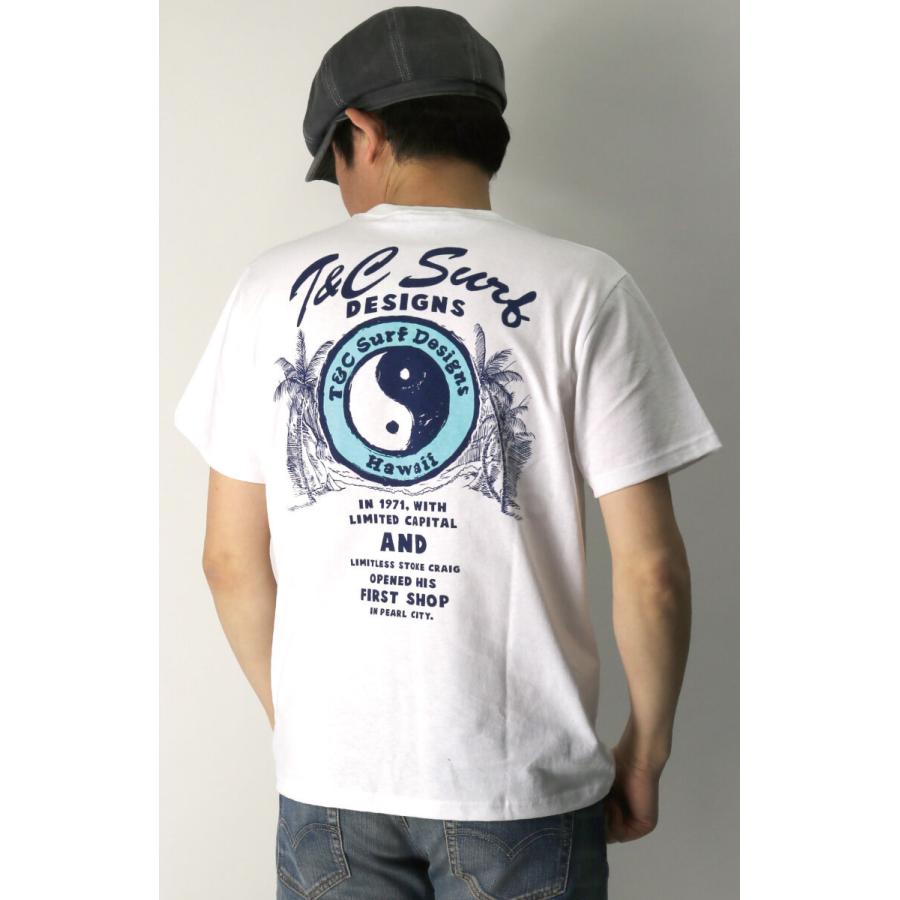 (（ティー＆シー）) T&C Surf Designs タウン＆カントリー プリント Tシャツ サーファー Tシャツ ハワイアン Tシャツ サーフ デザイン メンズ レディース｜indeeg｜02
